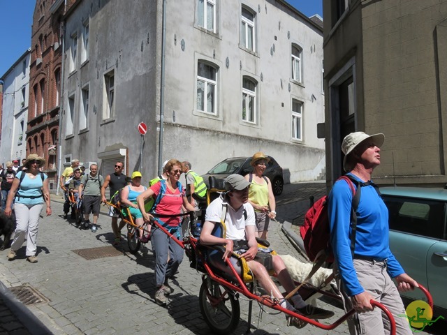 Randonnée joëlettes à Thuin