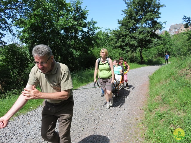 Randonnée joëlettes à Thuin