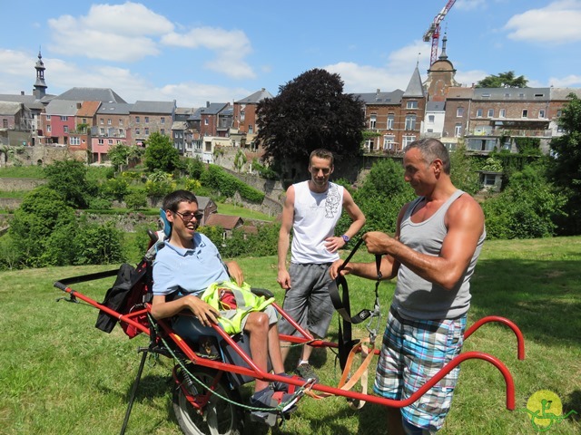 Randonnée joëlettes à Thuin