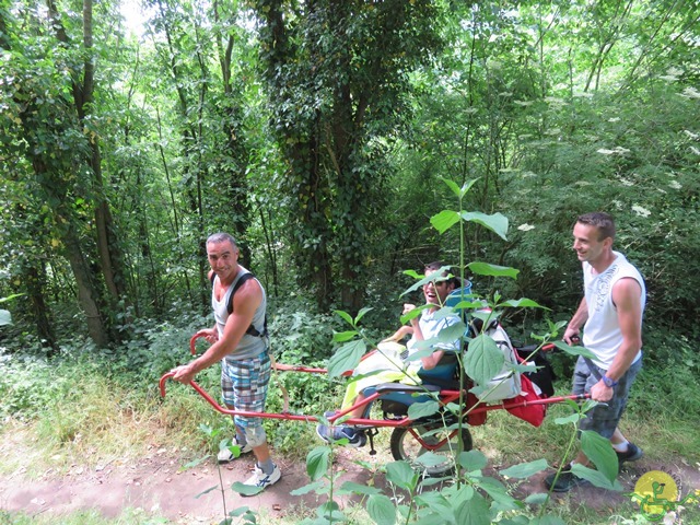 Randonnée joëlettes à Thuin