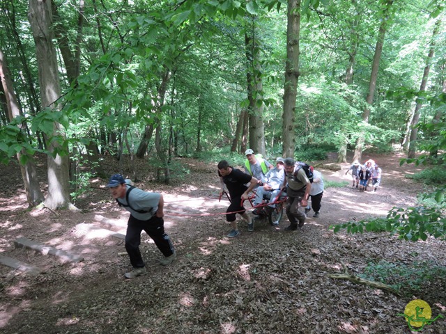 Randonnée joëlettes à Thuin