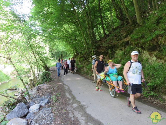 Randonnée joëlettes à Thuin