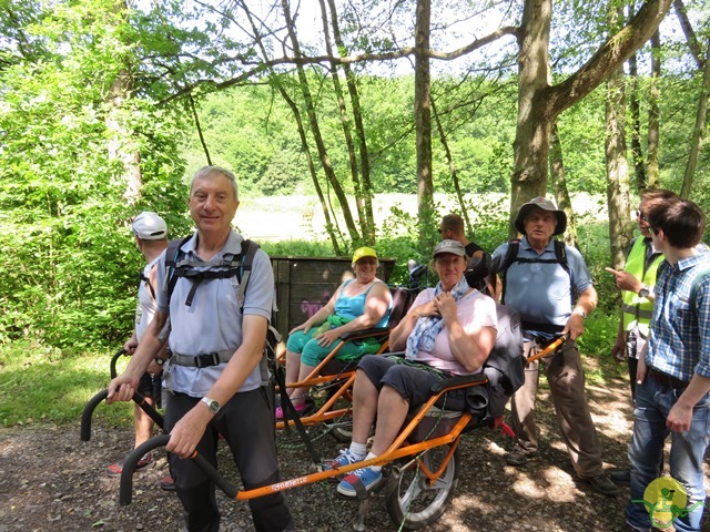 Randonnée joëlettes à Thuin