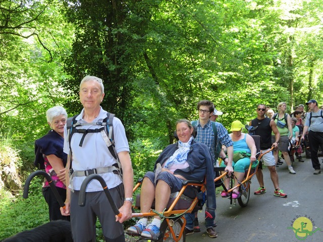 Randonnée joëlettes à Thuin