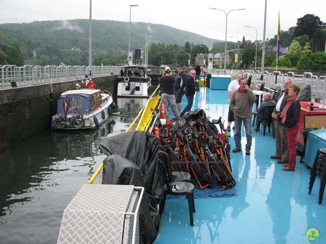 Randonnée péniche-joëlettes, Namur-Poilvache