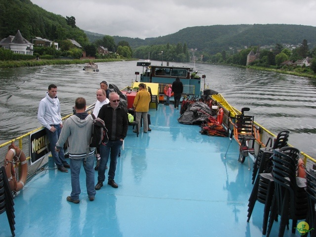 Randonnée péniche-joëlettes, Namur-Poilvache