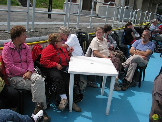 Randonnée péniche-joëlettes, Namur-Poilvache