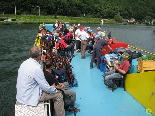 Randonnée péniche-joëlettes, Namur-Poilvache