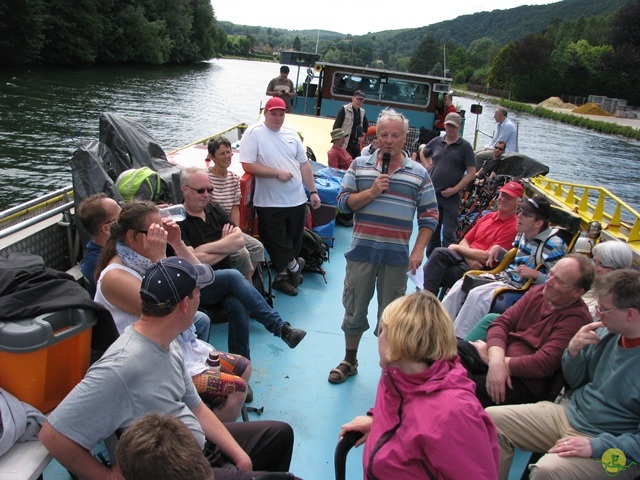 Randonnée péniche-joëlettes, Namur-Poilvache