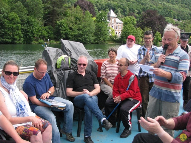 Randonnée péniche-joëlettes, Namur-Poilvache