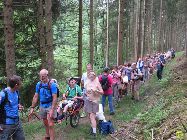 Randonnée joëlettes à Habay