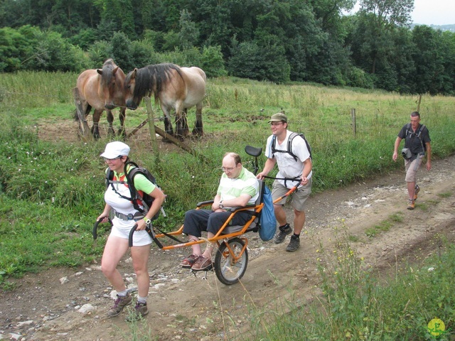 Randonnée joëlettes à Marneffe