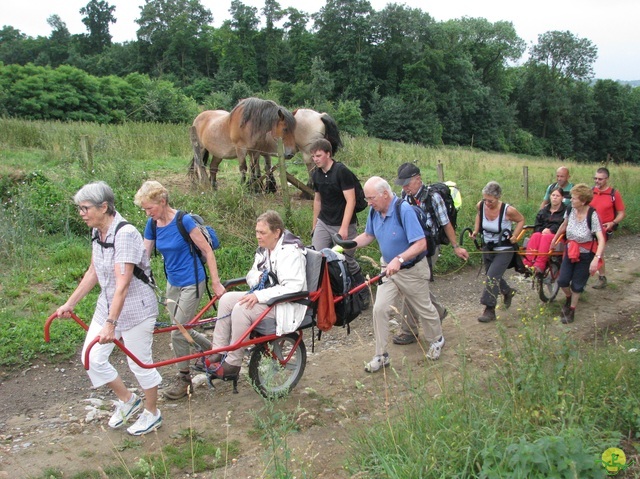 Randonnée joëlettes à Marneffe