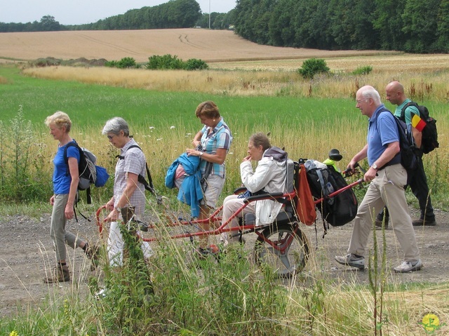 Randonnée joëlettes à Marneffe