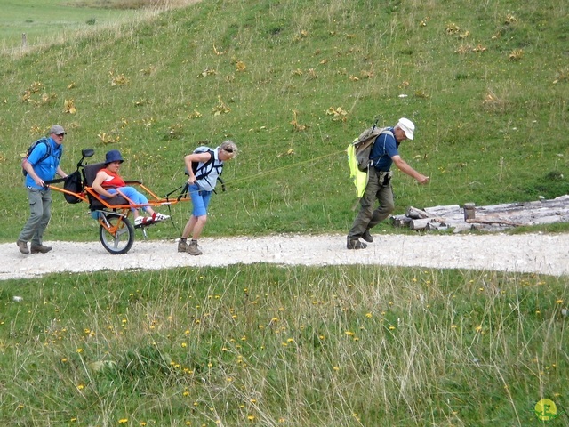 Randonnée sportive aux Moussières