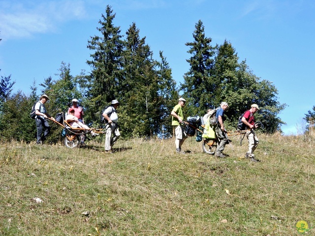 Randonnée sportive aux Moussières