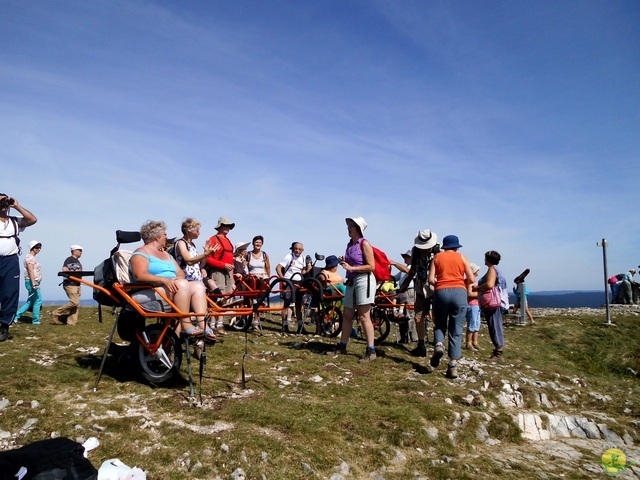 Randonnée sportive aux Moussières