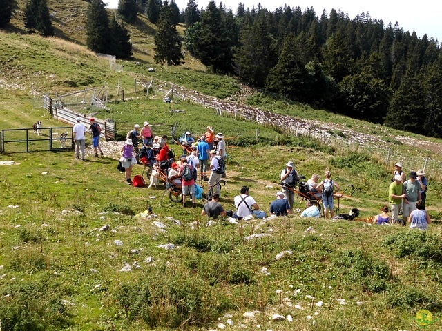 Randonnée sportive aux Moussières