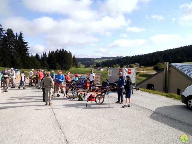 Randonnée sportive aux Moussières