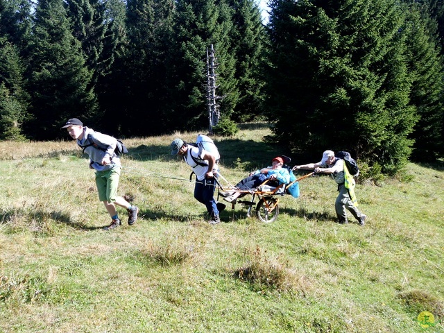 Randonnée sportive aux Moussières