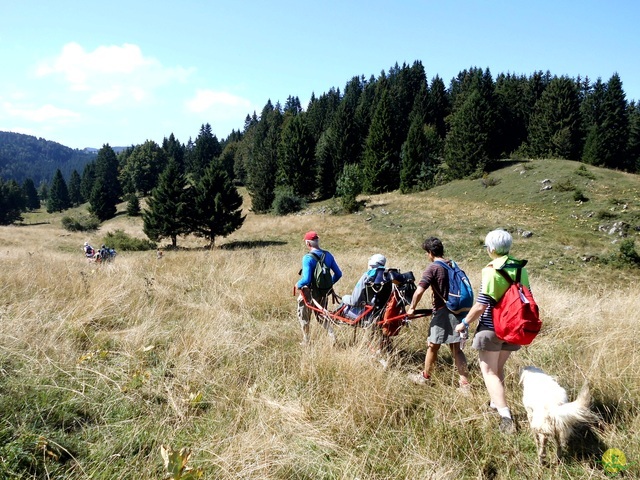 Randonnée sportive aux Moussières