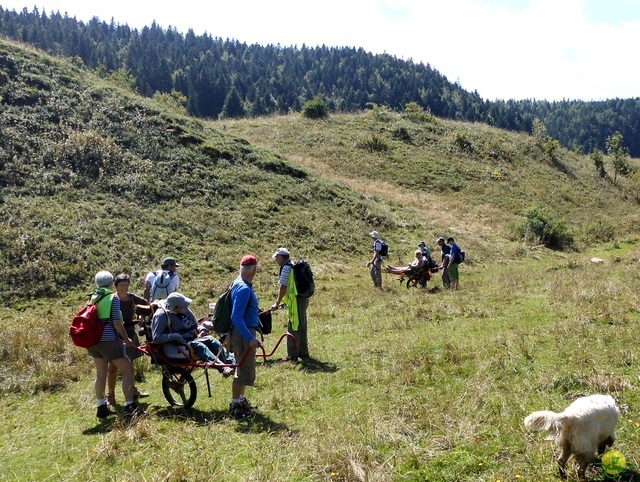 Randonnée sportive aux Moussières