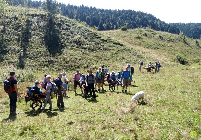 Randonnée sportive aux Moussières