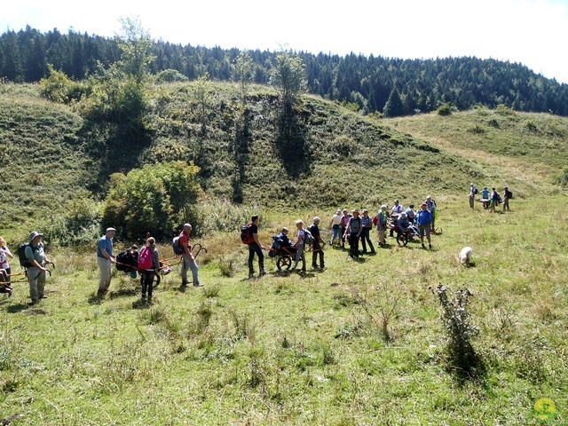 Randonnée sportive aux Moussières