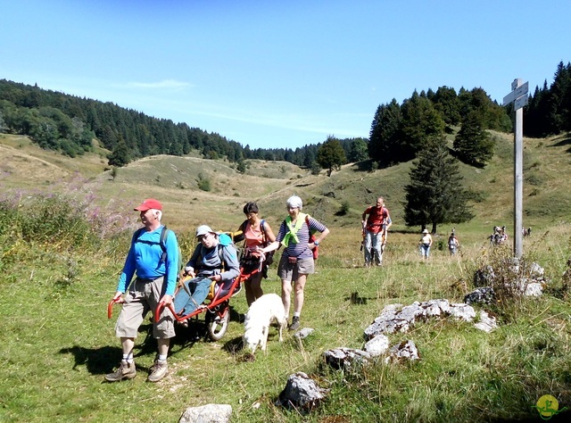 Randonnée sportive aux Moussières