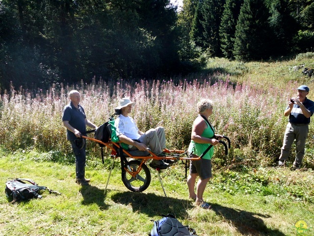 Randonnée sportive aux Moussières