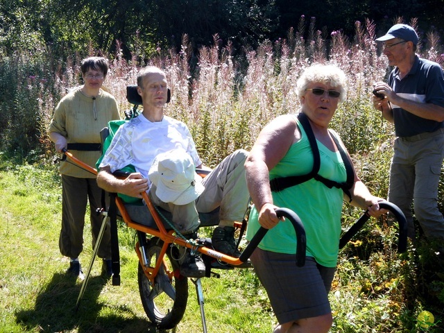 Randonnée sportive aux Moussières