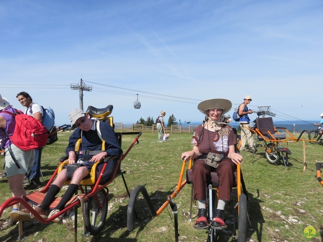 Randonnée joëlettes aux Moussières