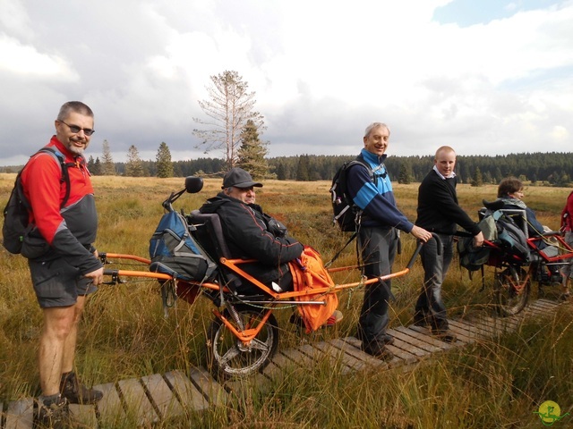 Randonnée joëlettes, Fagnes 2015