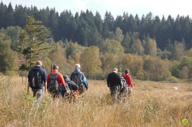 Randonnée joëlettes, Fagnes 2015