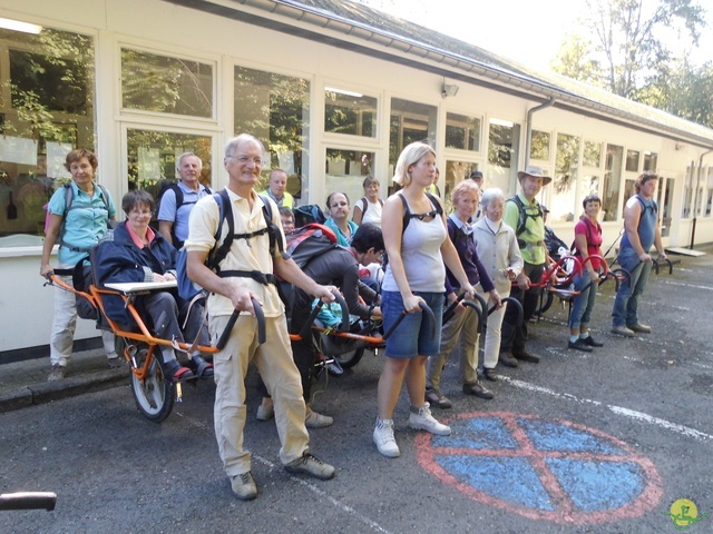 Randonnée joëlettes, Fagnes 2015