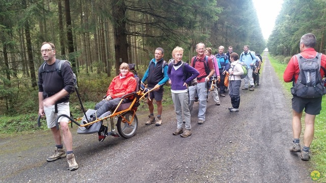 Randonnée joëlettes, Fagnes 2015