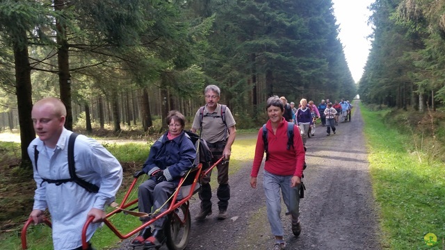 Randonnée joëlettes, Fagnes 2015