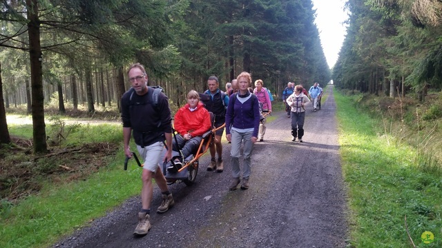 Randonnée joëlettes, Fagnes 2015