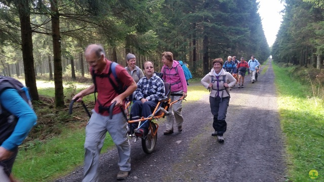 Randonnée joëlettes, Fagnes 2015