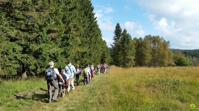 Randonnée joëlettes, Fagnes 2015