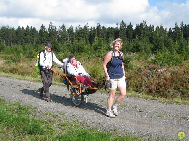 Randonnée joëlettes, Fagnes 2015