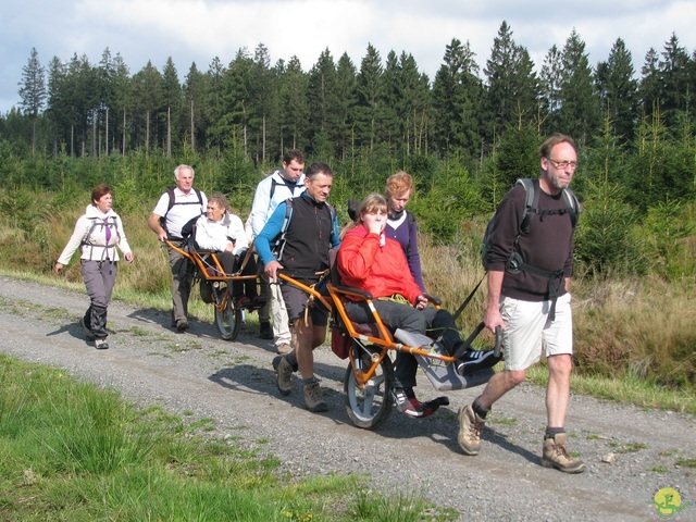 Randonnée joëlettes, Fagnes 2015