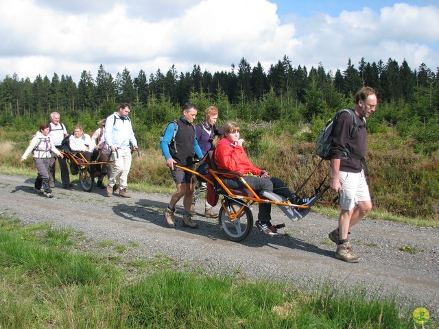 Randonnée joëlettes, Fagnes 2015