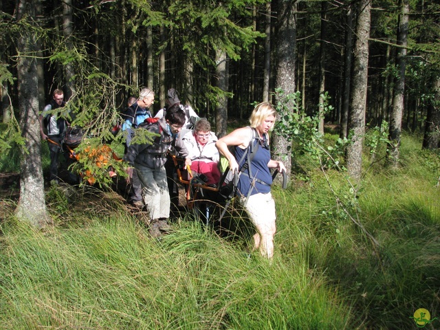 Randonnée joëlettes, Fagnes 2015