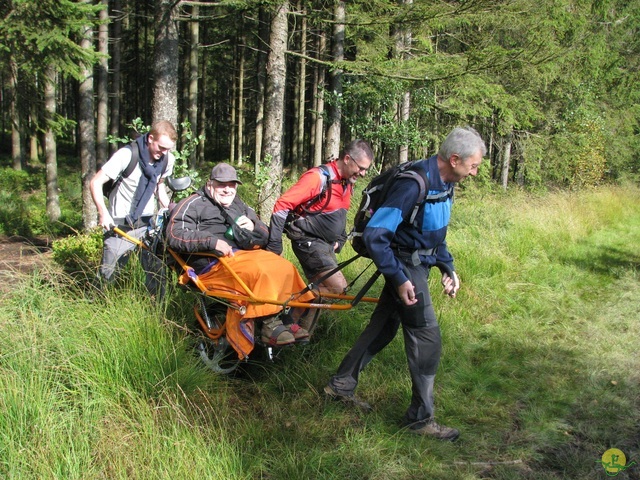 Randonnée joëlettes, Fagnes 2015