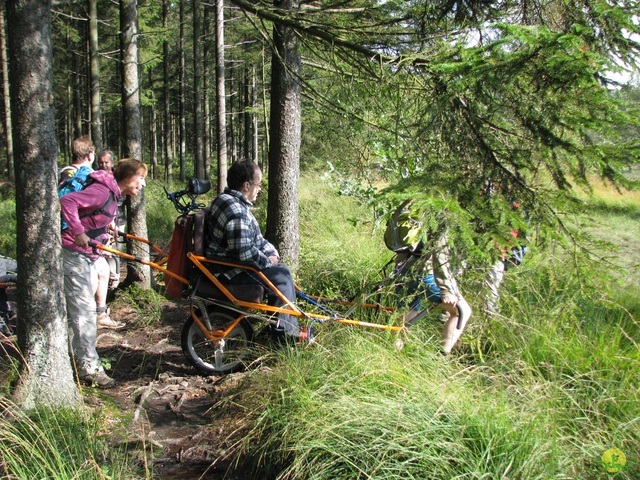 Randonnée joëlettes, Fagnes 2015