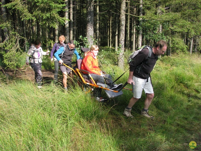 Randonnée joëlettes, Fagnes 2015