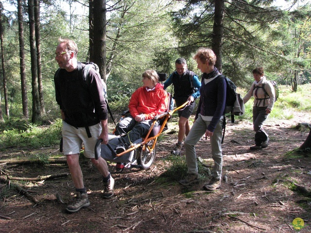 Randonnée joëlettes, Fagnes 2015