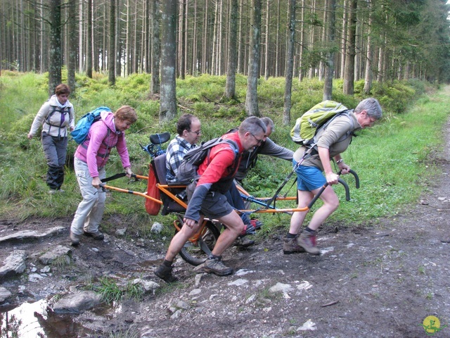 Randonnée joëlettes, Fagnes 2015