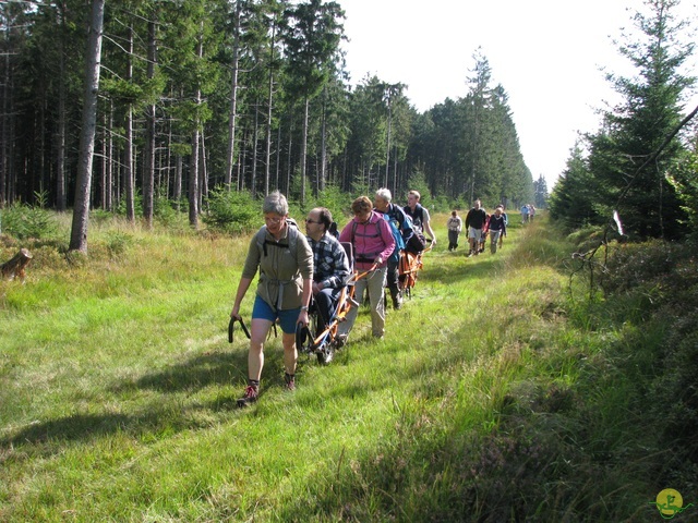 Randonnée joëlettes, Fagnes 2015